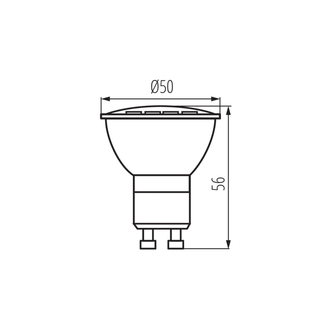 Lampadina LED GU10 2,9W 6500K 240lm Kanlux TOMIv2