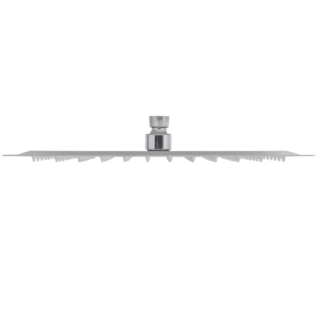 Soffione per Doccia a Pioggia 2 pz Acciaio Inossidabile 20x30cm CFW2756423