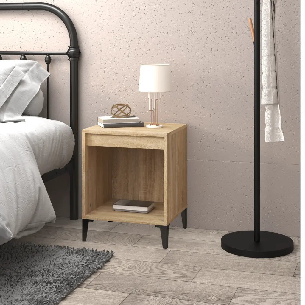 Comodino | Armadio da Notte | Mobiletto da notte Rovere Sonoma 40x35x50 cm