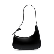 Borsa da donna in vera pelle nera