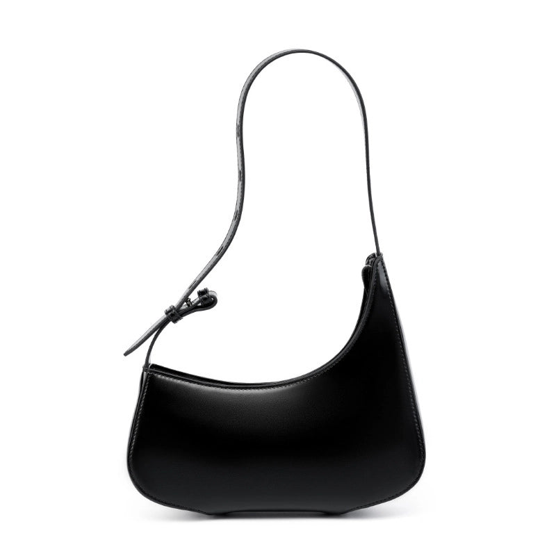 Borsa da donna in vera pelle nera