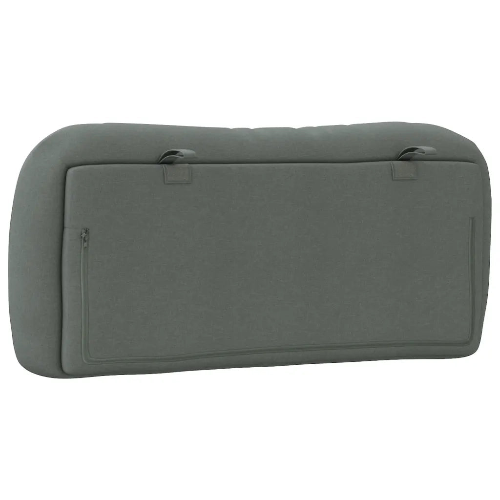Cuscino Testiera-Cuscino per Testiera Hvar Grigio Scuro 80 cm in Tessuto