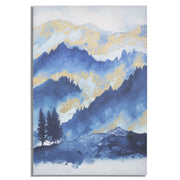 Stampa Dipinta Mountain Tree cm 80x3x120