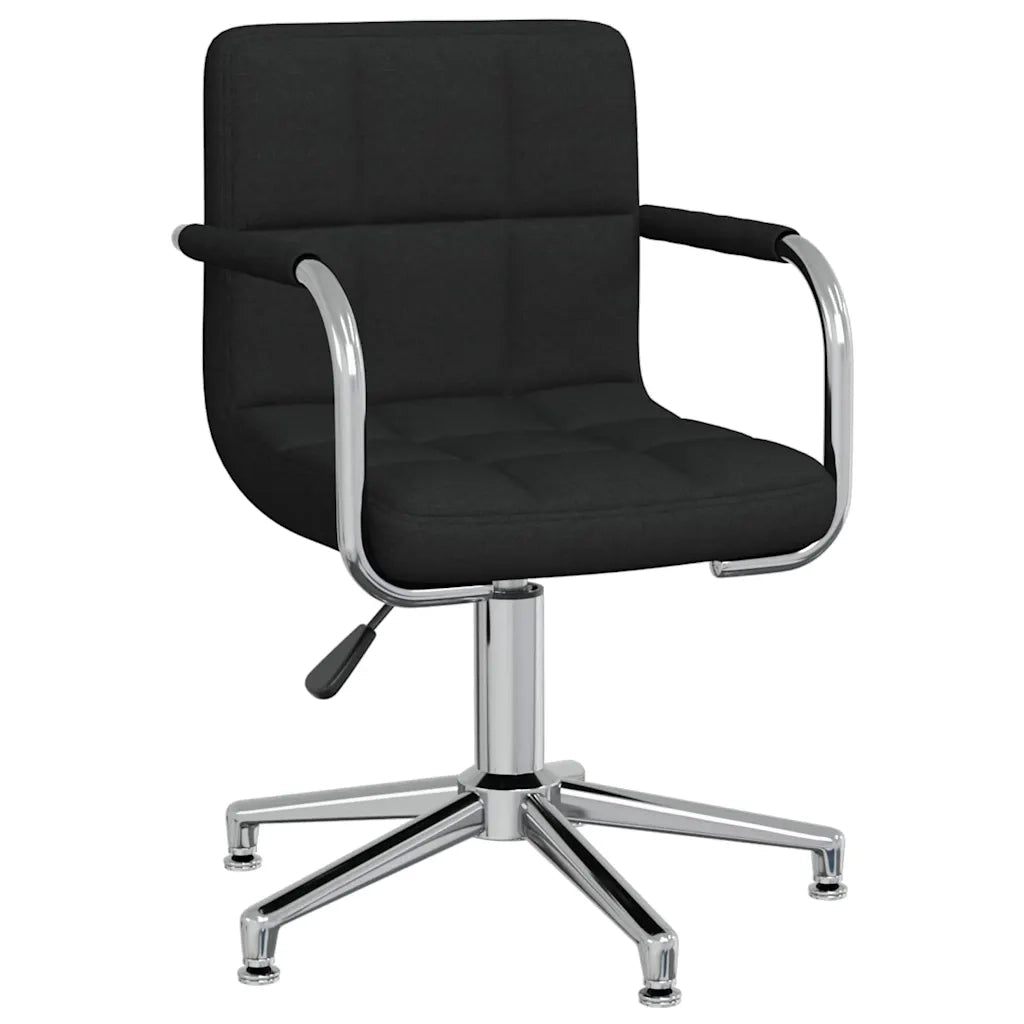 Sedia da Ufficio Girevole Nera in Tessuto 334735
