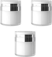 Set di contenitori cosmétici 3 pezzi - Dispensatore a pompa - Contenitore in acciaio inossidabile - Viaggio/Casa - Resistenti alle abrasioni - Prevenzione di perdite - Contenitori per creme