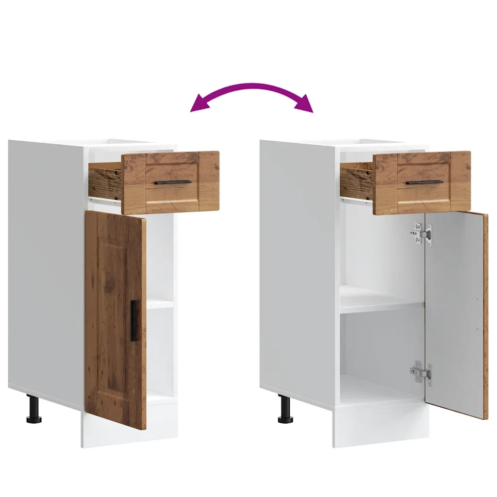 Base da Cucina-Mobile Base da Cucina Porto Legno Antico in Legno Multistrato 975683