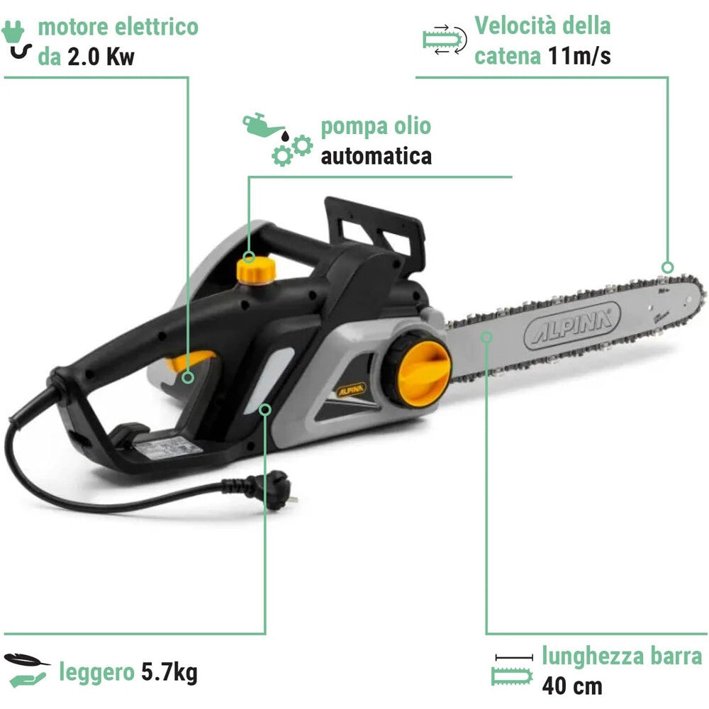 ELETTROSEGA ACS200ET'' W2000-BARRA40CM