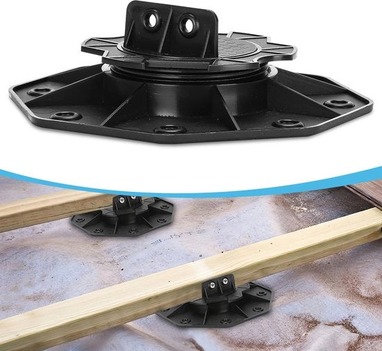 Verstabile supporti per pavimentazione - 18-30 mm - Sostegno per ghiaia - Adatto per sottoscarpa - Regolabile in altezza - Adatto per WPC, pietra, griglia
