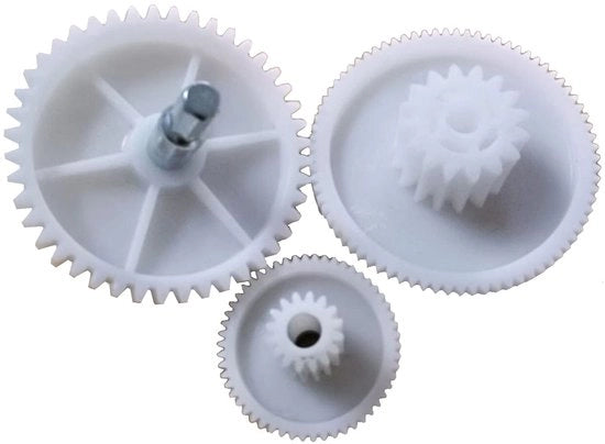 Sostituzione molle in plastica per macchina per carne - Accoppiamento dentale - Bianco - Pezzo di ricambio - Adatto all'uso domestico - Incluso con diversi accessori.