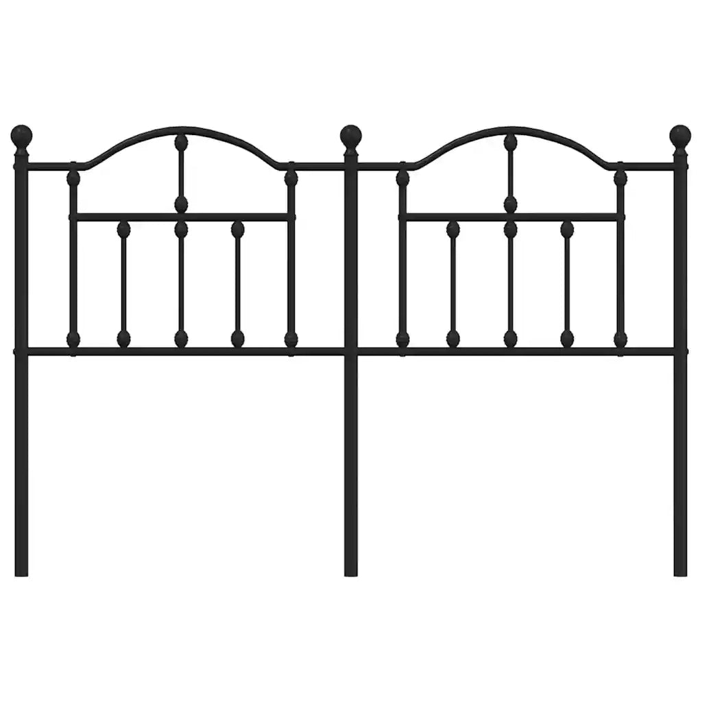 Testiera di Ricambio in Metallo Nero 150 cm 353473
