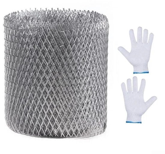 Difesa da Ghiaccio in Alluminio - Copertura Anti-ghiaccio Anteriore - Difesa da Ghiaccio per Filtro - 12,7 cm x 6 m - Resistente all'Ossidazione - Difesa Anteriore Effettiva - Filtro del Tetto per Ghiaccio