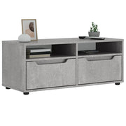 Mobile TV-Credenza per TV-Console TV VISNES Grigio Cemento 100x40x38 cm Legno Multistrato