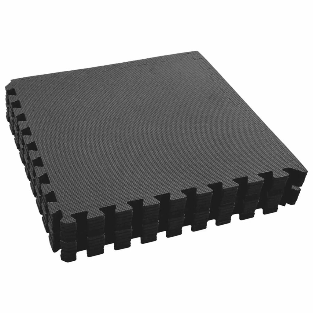 Tappetino per piscina 12 pcs Nero 4,32 ㎡ Schiuma EVA 3433272