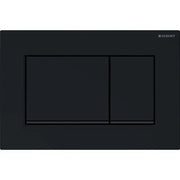 PLACCA DI COMANDO SIGMA 30 DOPPIO TASTO NERO OPACO NERO GEBERIT