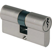 CILINDRO SAGOMATO 2300 IBFM - OTT.CROMO SATINATO CHIAVI 3 CAMMA DIN MM 54 27+27- 2 pezzi