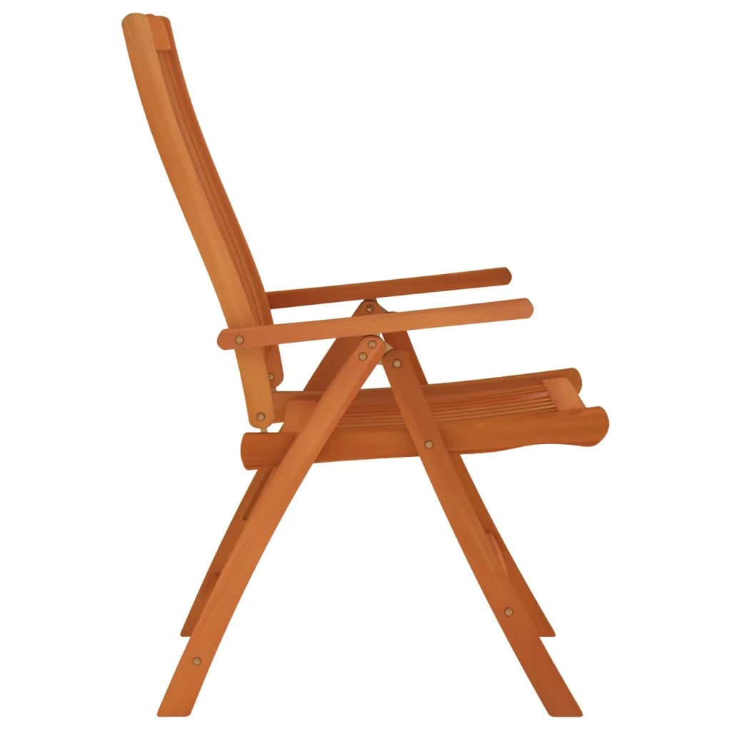 Sedie da Giardino Pieghevoli 6pz in Legno Massello di Eucalipto 3087345