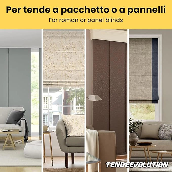 Peso Piatto in Alluminio Bianco per Tende - Lunghezza barra 100cm, 3cm Largo, 3mm Spessore - Profilo per Binari, Strip LED, Teloni PVC