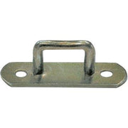 CAVALLOTTO FISSO RETTANGOLARE 926 - ZINCATO GIALLO S.MM 5,0 MM 25X 10- 10 pezzi