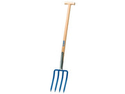 1pz forca per vangare 4 denti manico a t cm. 80 cod:ferx.vit45526