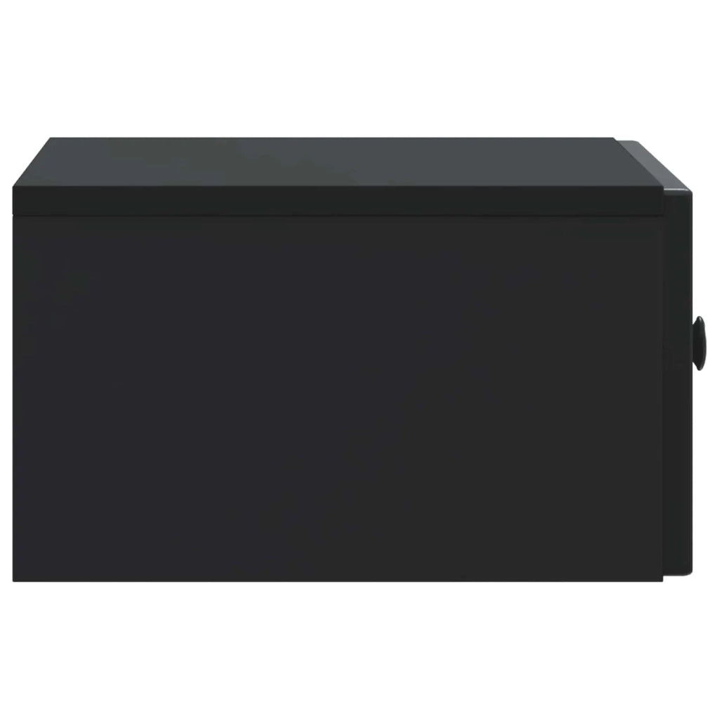 Armadio da Notte con cassetto 2 pcs Nero 49 x 34,5 x 20 cm 897938