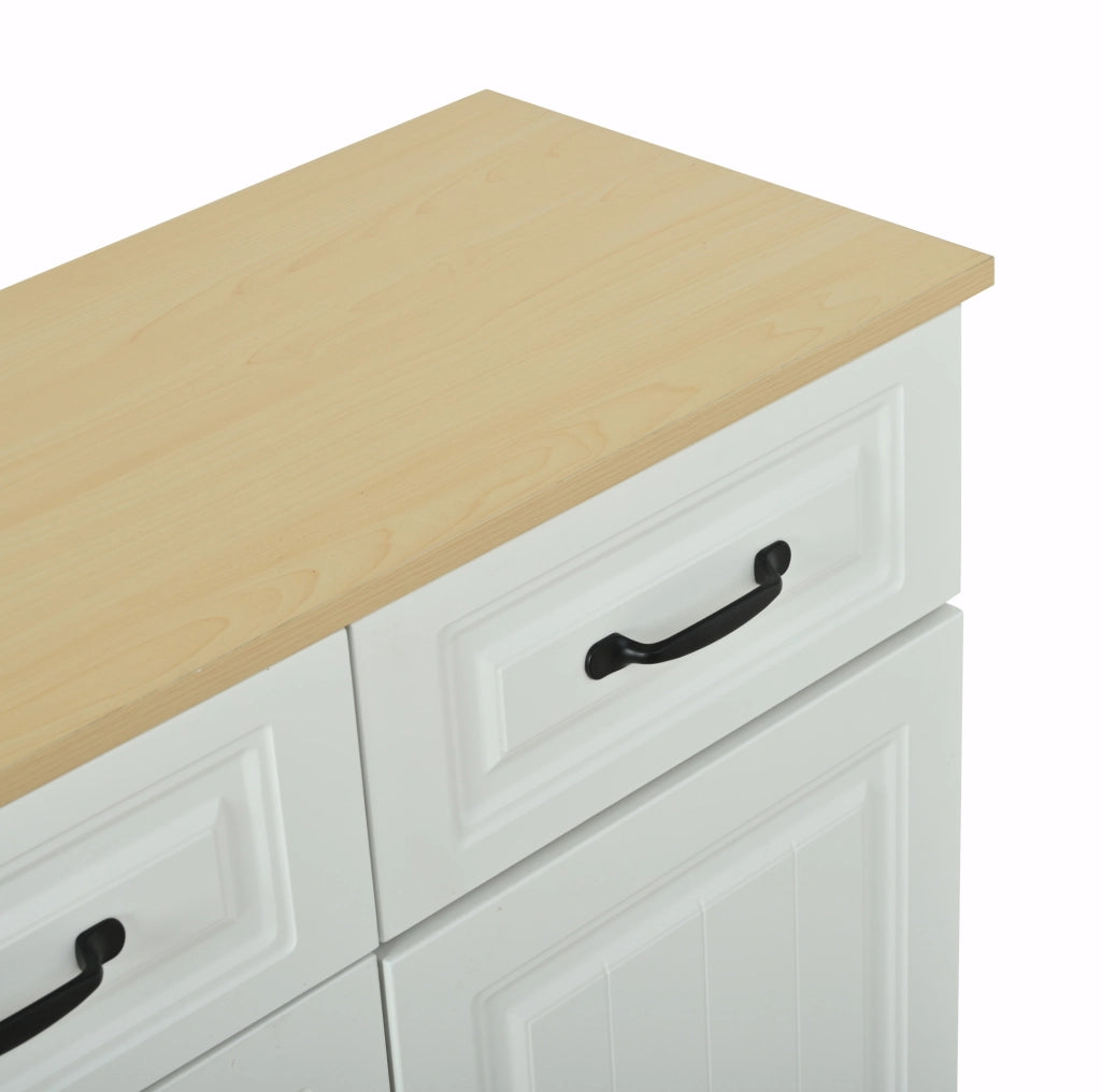 Credenza sideboard 160 cm con 4 cassetti e 4 ante; ripiani interni; MDF bianco