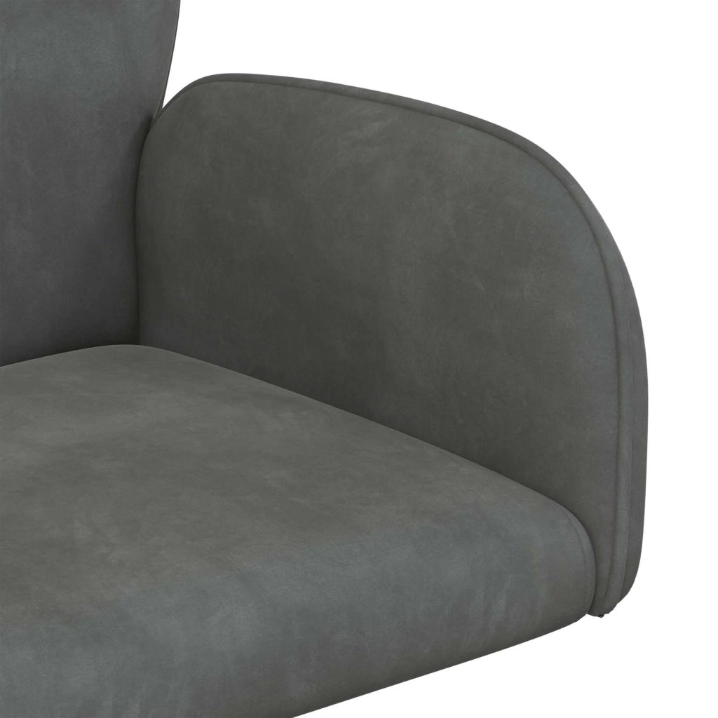 Sedie da scrivania girevoli 6 pz 54 x 55 x 90 cm Grigio Scuro 3428340