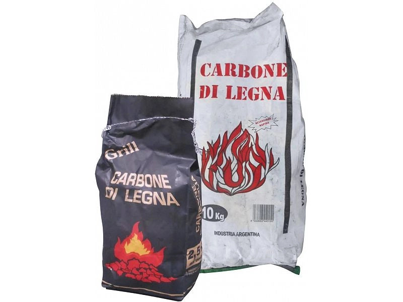 Carbone di legna carbonella argentino sacco da 10 Kg