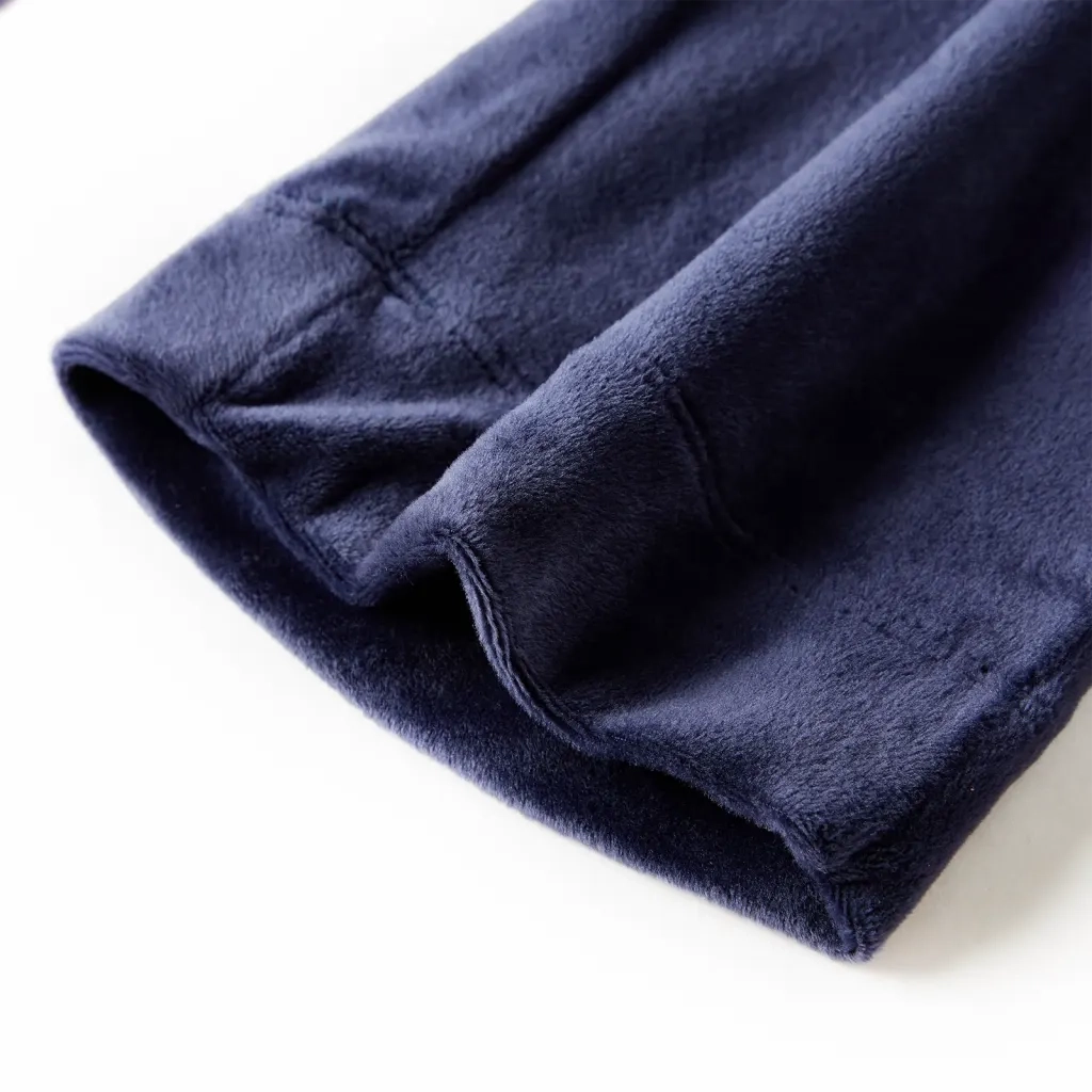Pantaloni da Bambino in Velluto Blu Scuro 104 14400