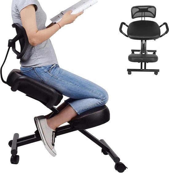 Sedia Ergonomica con Appoggio alla Schiena e Regolazione della Posizione