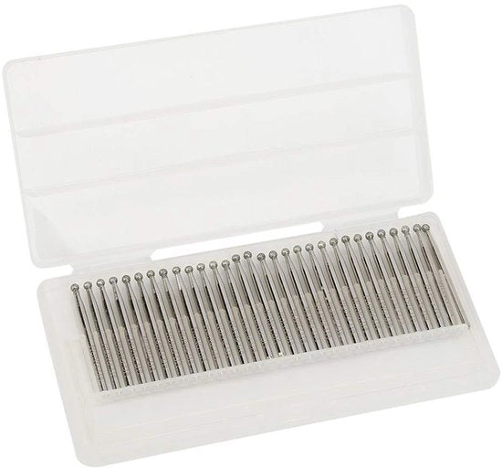 Testa Fissa 30st - Lame a Diamante per Smerigliatura - Perfette per Dettagli Fini - 3mm Testa a Bollo - Per Incisione con Potenza
