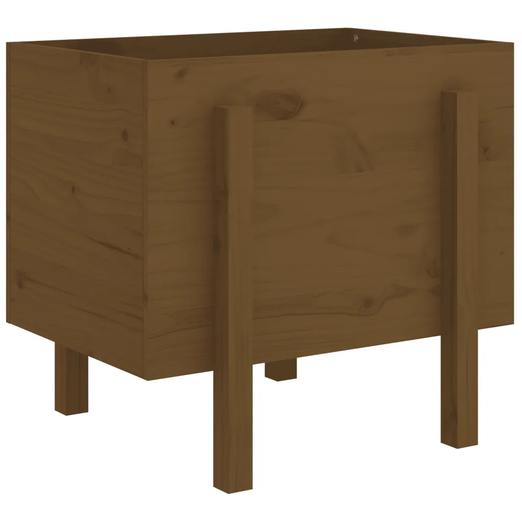 Fioriera da Giardino Ambra 62x50x57 cm Legno Massello di Pino 825208