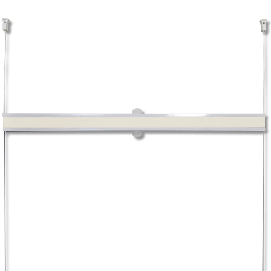 Tenda plissettata color crema 50 x 100 cm 4102196