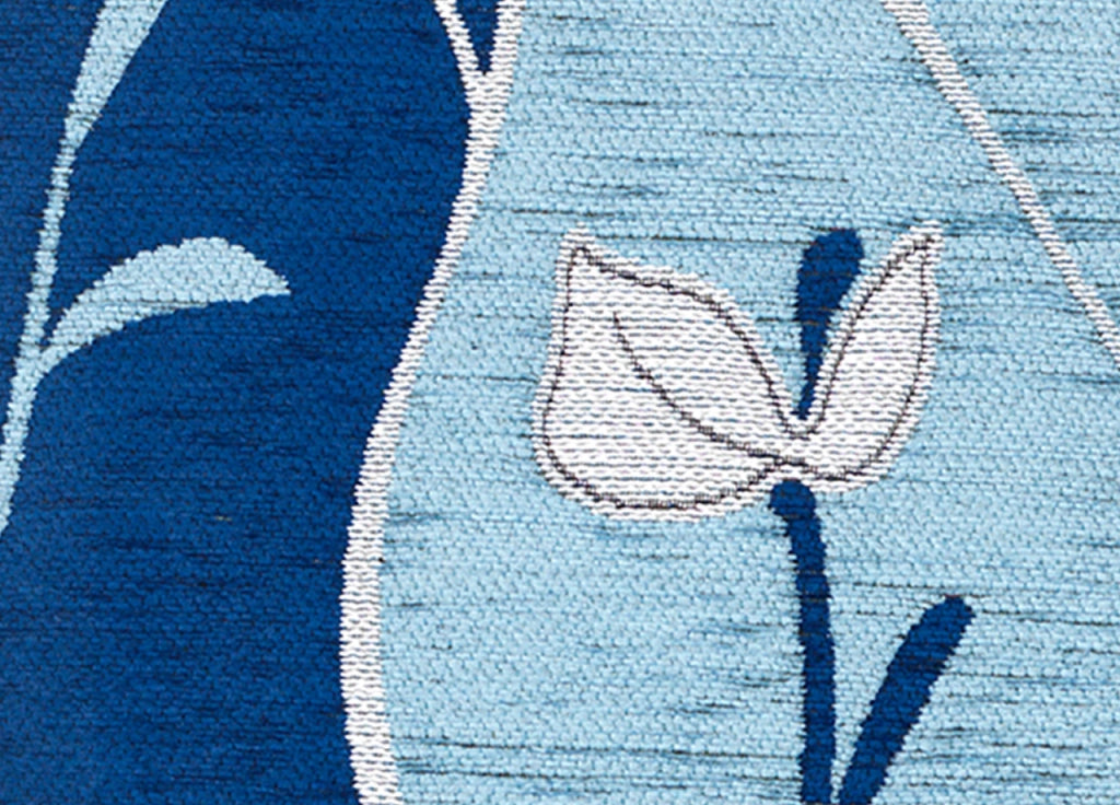 Fodera Arredo Disegno River - 50x50 - Blu