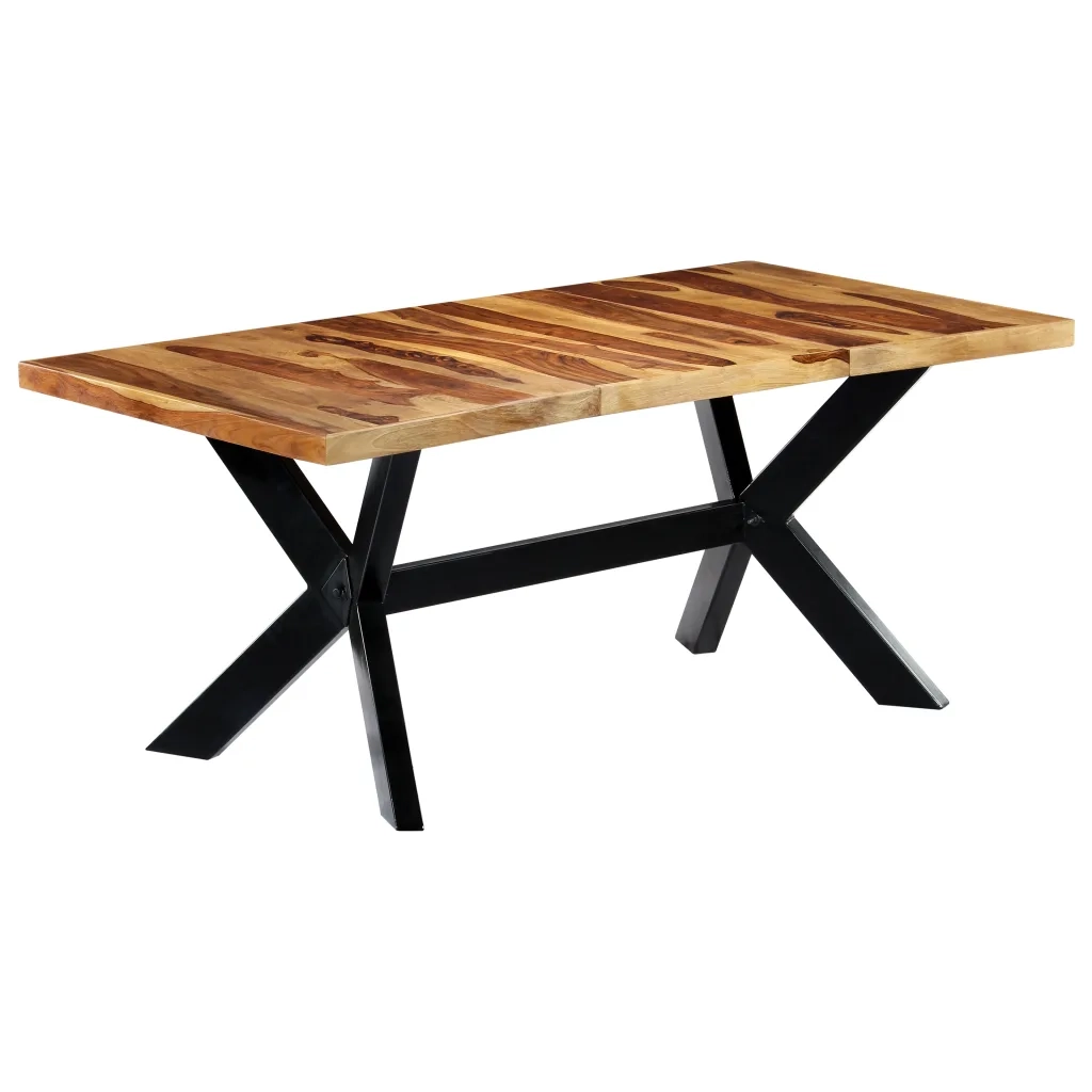 Tavolo da Pranzo 180x90x75cm in Legno Massello di Acacia 247432
