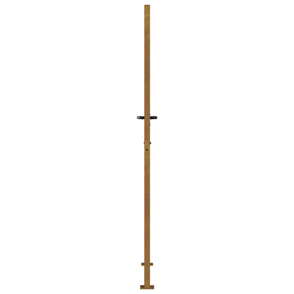 Cancello da giardino 100x200 cm in acciaio Corten con design ad albero 153165