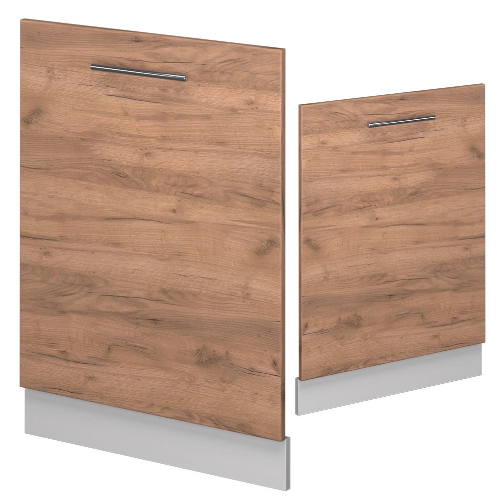 Pannello frontale della lavastoviglie Fame-Line Rovere dorato/Bianco 60 cm, PL Marmo Vicco