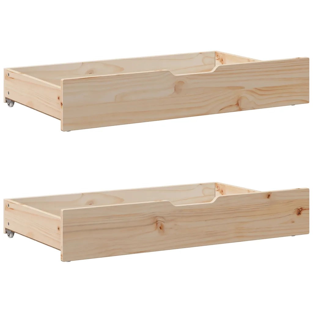 Letto senza Materasso 120x190 cm in Legno Massello di Pino