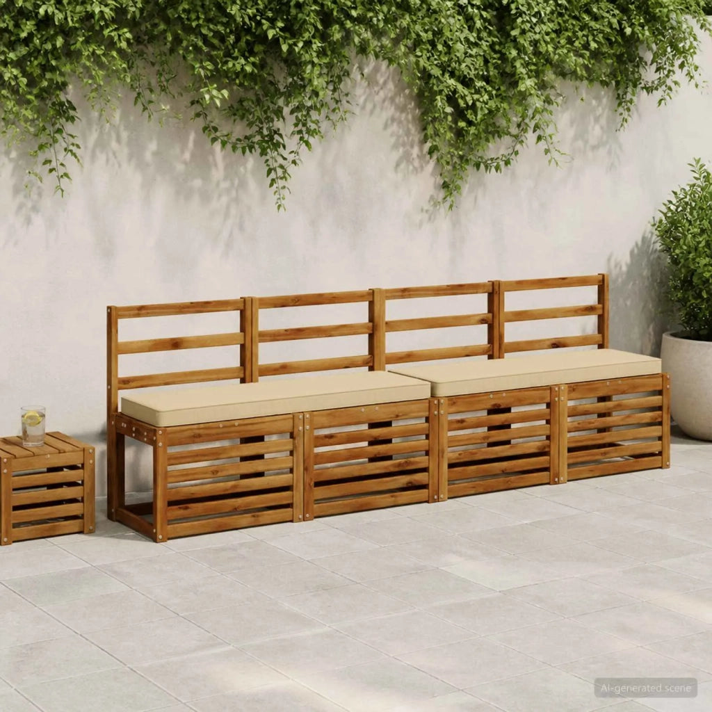 Cuscini per Panchina a 2 Pezzi VUGHT 2 pcs 100% Poliestere 950499