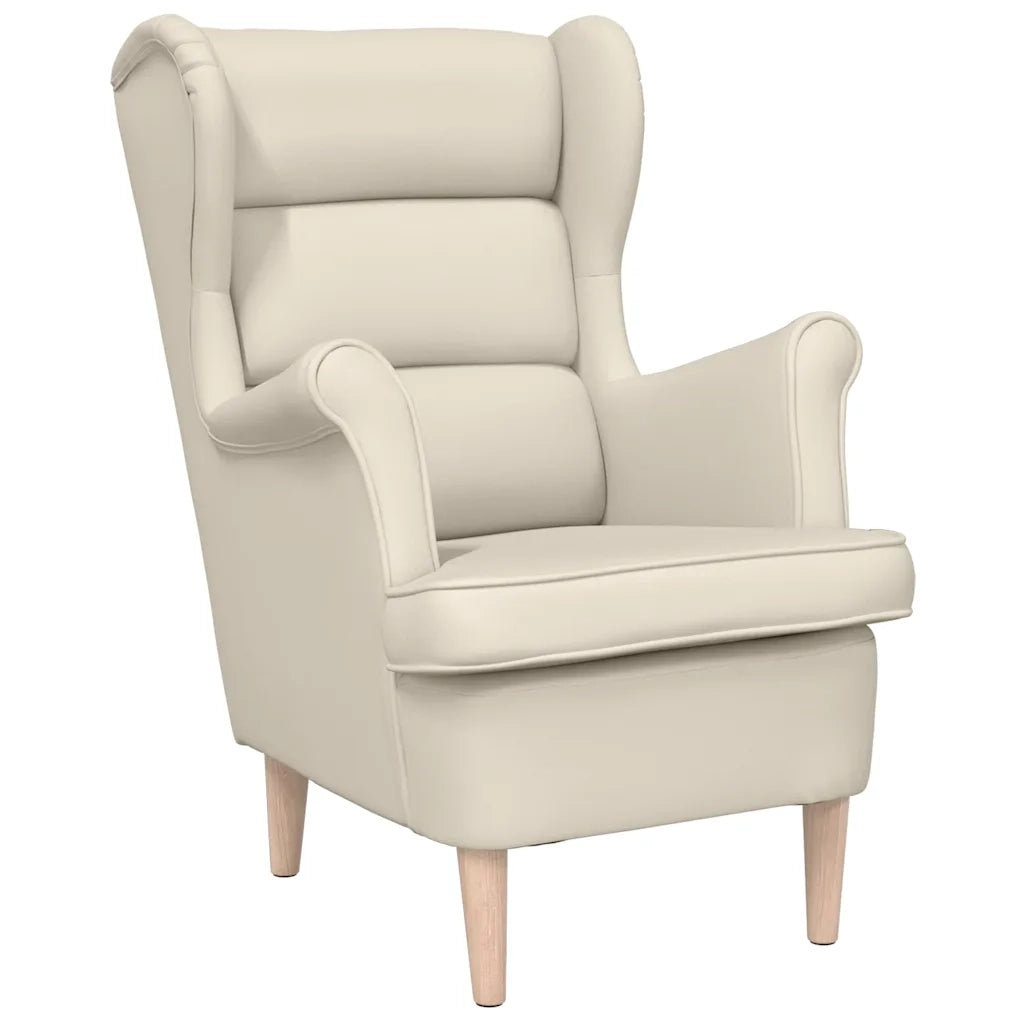 Poltrona Bianca 74x84x100 cm Lino 4016907