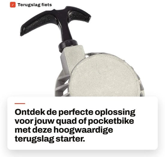 Starter per Motocicletta da 49cc - Mini Moto - Corda di Accensione - Silenzioso - Dimensioni 14,2 x 9,5 cm - Motopropulsore di Avviamento