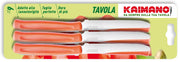 Kaimano SET COLTELLI DA TAVOLA DINAMIK 6 PEZZI col. Giallo