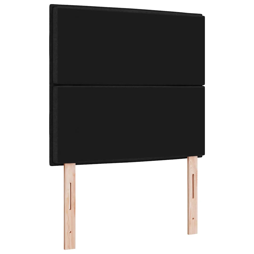 Testiera | Testata LED con strisce LED con Testiera | Testata Nero 80 cm Tessuto
