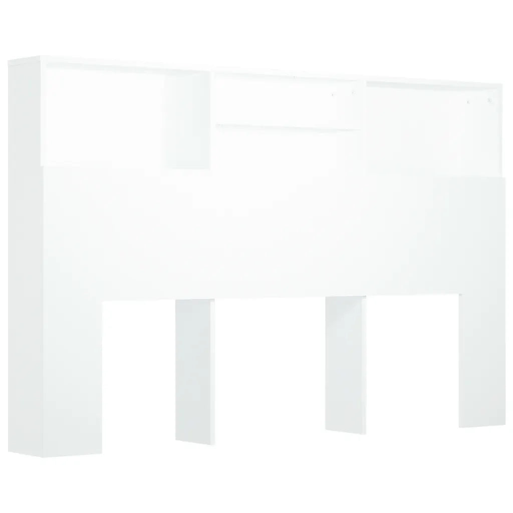 Testiera | Testata con Contenitore Bianco 160x19x103,5 cm