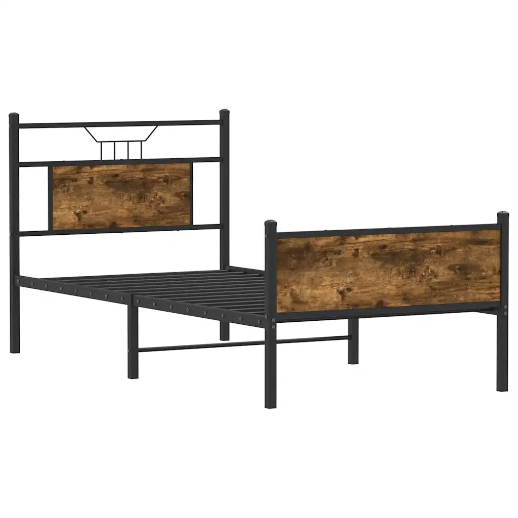 Giroletto senza Materasso Rovere Fumo 75x190 cm in Truciolato 4106916