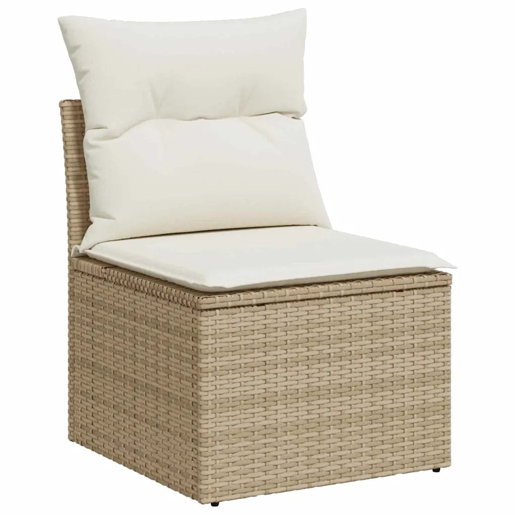 Set Divano da Giardino con cuscino 7 pcs Beige polyrattan 3360970