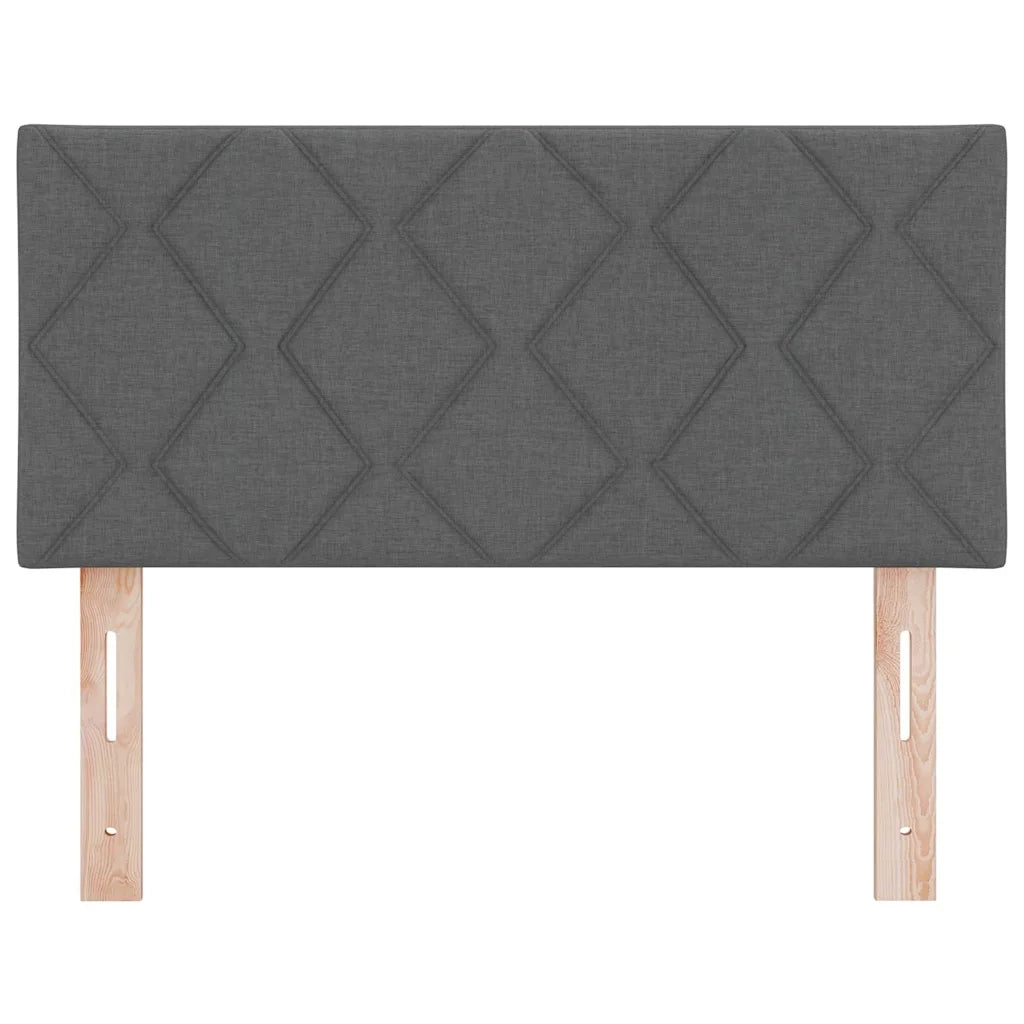 Testiera | Testata LED Grigio 100 cm Tessuto