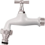 Arredamento esterno per giardino 1/2 x 3/4 pollici maniglia in ottone per esterno - bianco - supporto per cinturone - per giardino