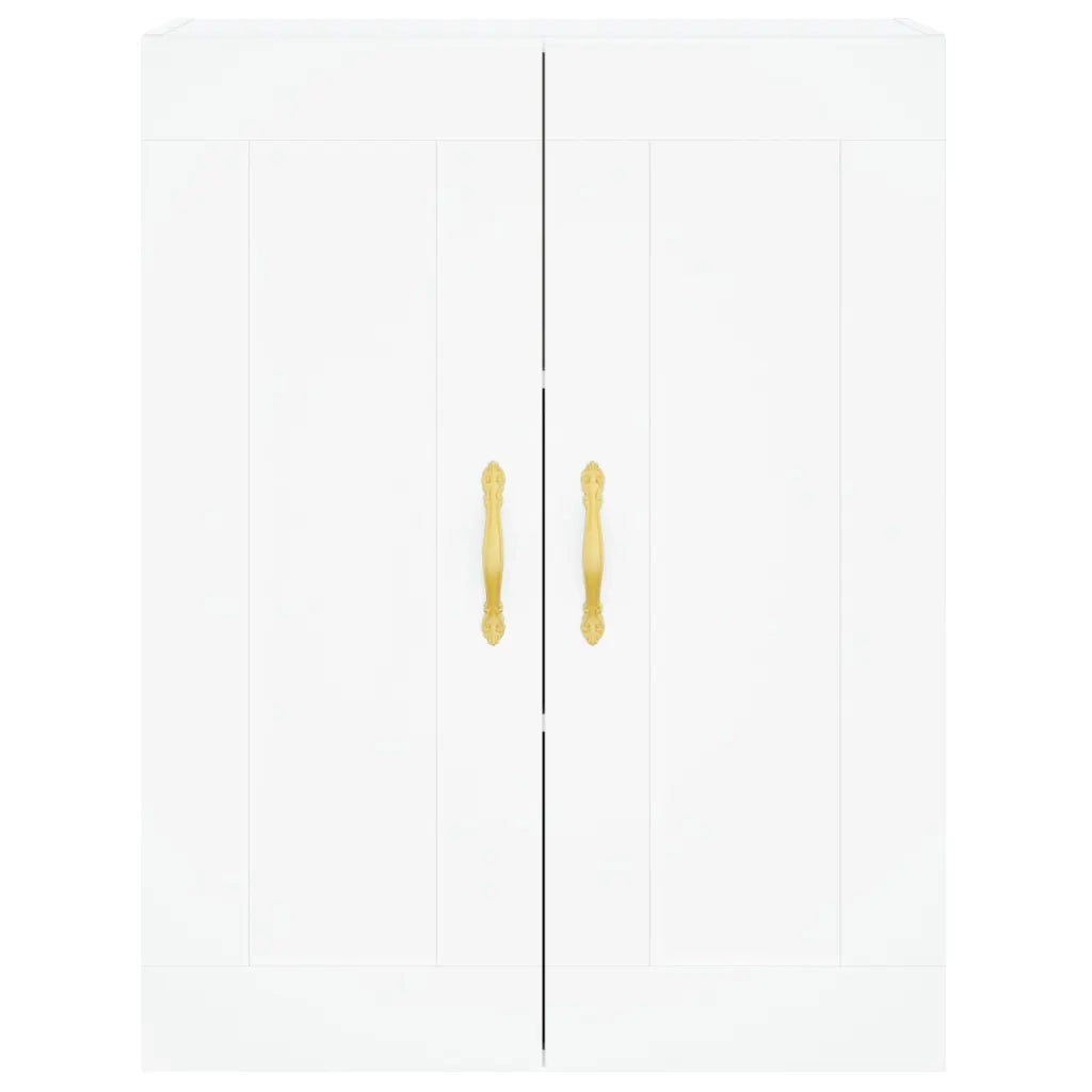 Armadietto a Muro | Mobile a Parete Bianco 69,5x34,90 cm in Legno Multistrato