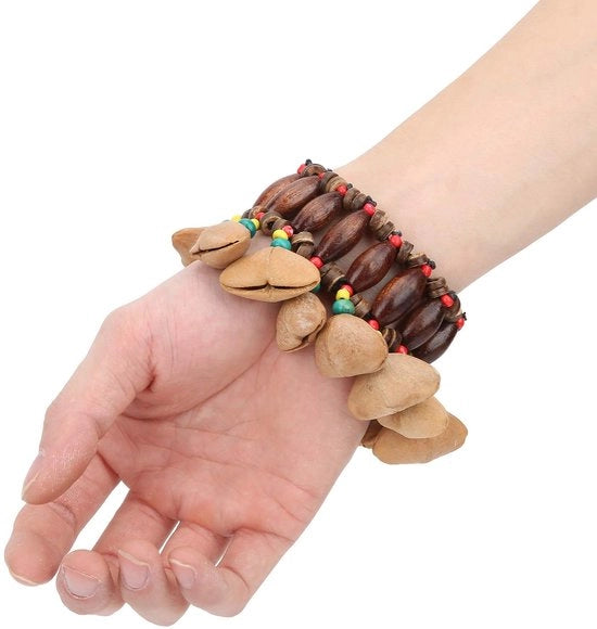 Armband tribale africano - Percussione manuale - Strumento musicale - Accessorio per musicisti - Ideale per appassionati di musica