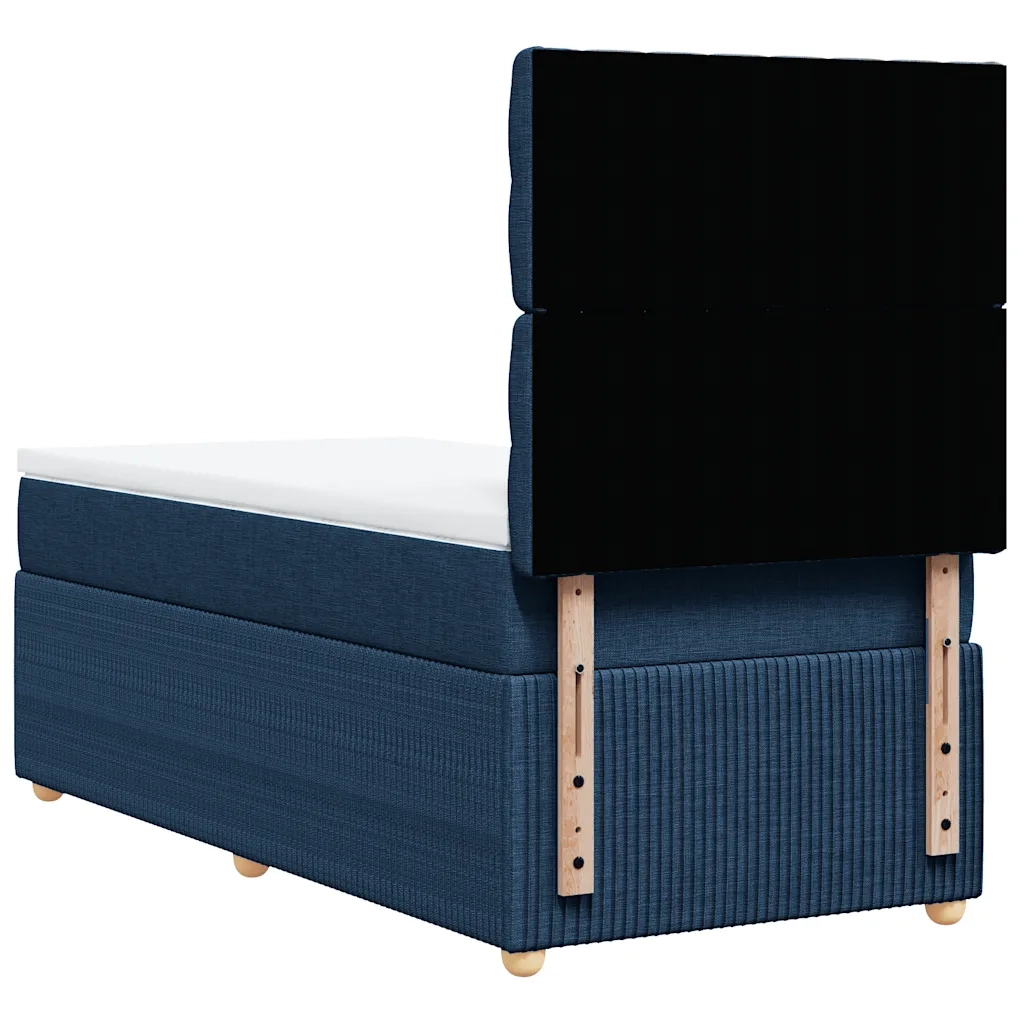 Giroletto a Molle con Materasso Blu 80x200 cm inTessuto 3291896